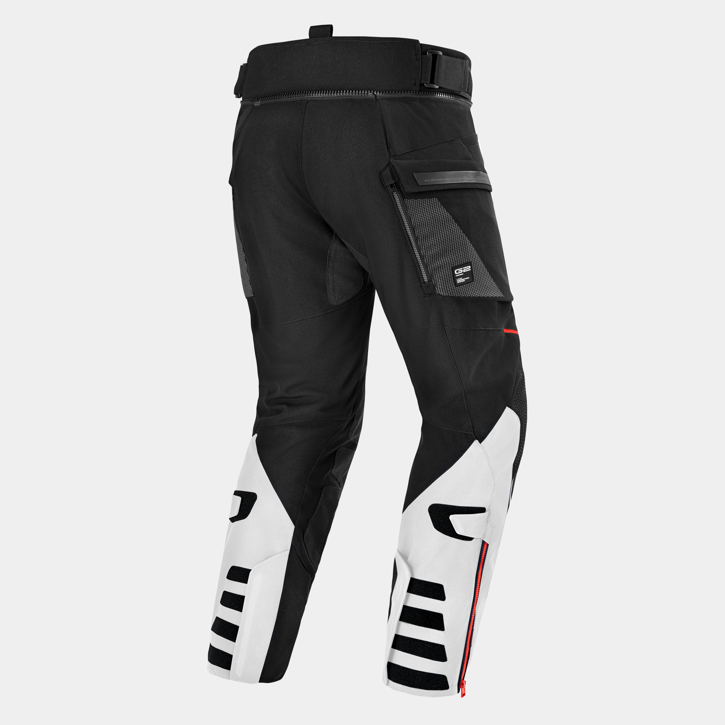 Текстилен мото панталон SHIMA HERO 3.0 GREY/RED_2